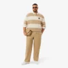 Heren Relaxed Fit gestreepte rugbypolo