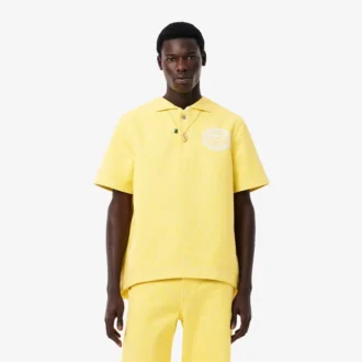 Heren Runway oversized denim Polo