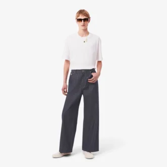 Heren Runway Wide Leg Selvedge Jeans