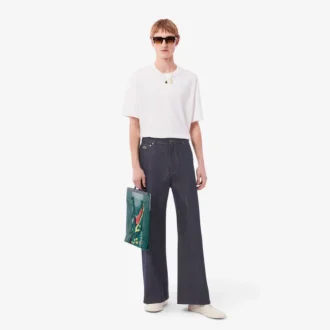 Heren Runway Wide Leg Selvedge Jeans