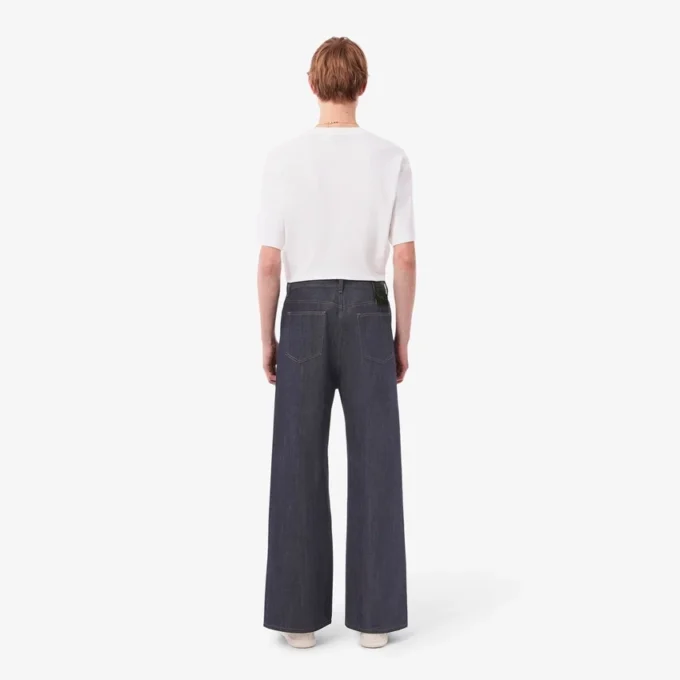 Heren Runway Wide Leg Selvedge Jeans
