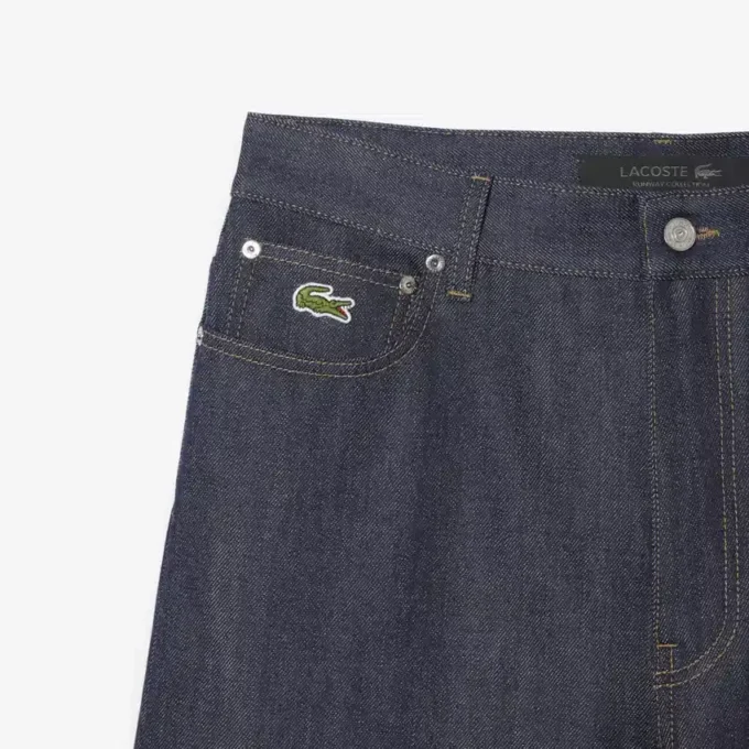 Heren Runway Wide Leg Selvedge Jeans