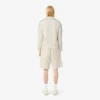 Heren short met reguliere pasvorm van wolmix The Blend