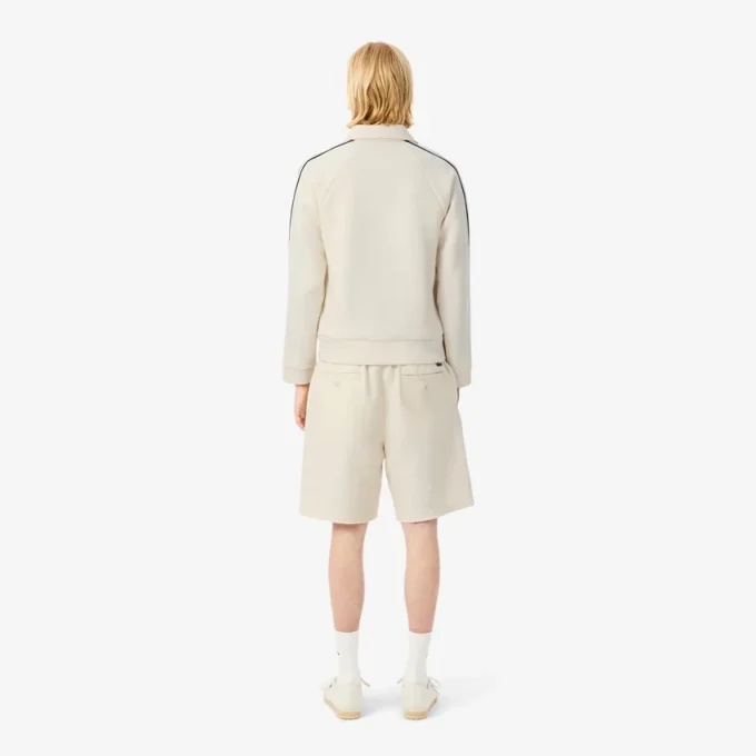 Heren short met reguliere pasvorm van wolmix The Blend