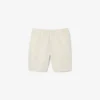 Heren short met reguliere pasvorm van wolmix The Blend