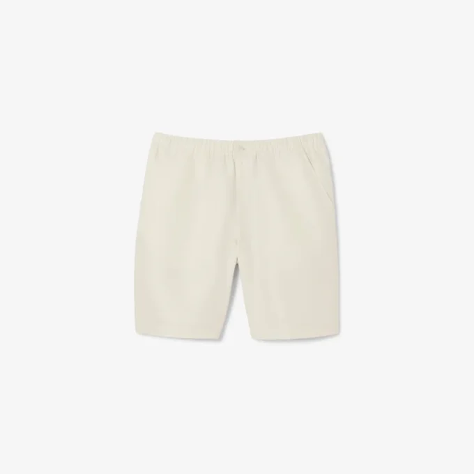 Heren short met reguliere pasvorm van wolmix The Blend