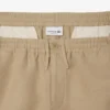 Heren short met reguliere pasvorm van wolmix The Blend