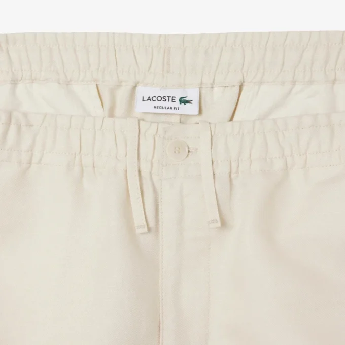 Heren short met reguliere pasvorm van wolmix The Blend