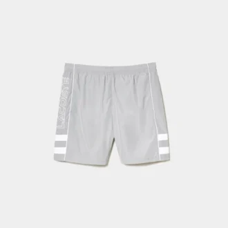 Heren short met relaxte pasvorm en borduursels