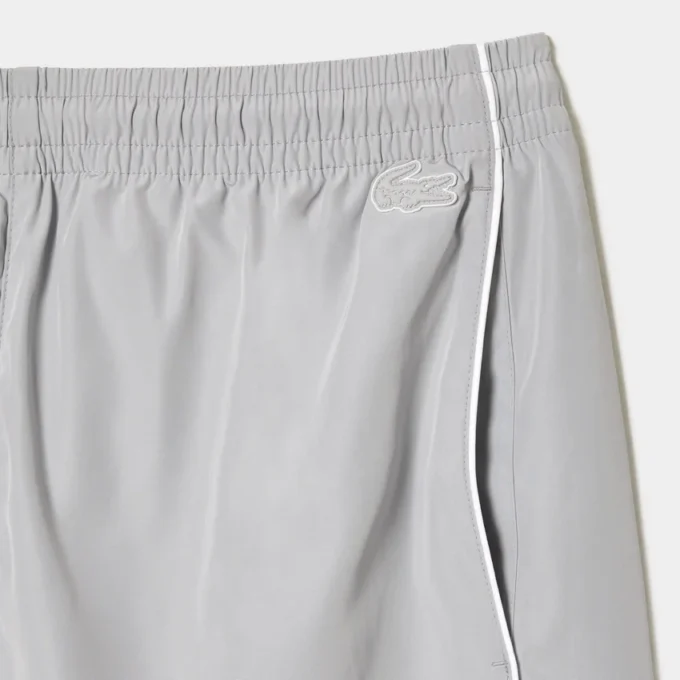 Heren short met relaxte pasvorm en borduursels