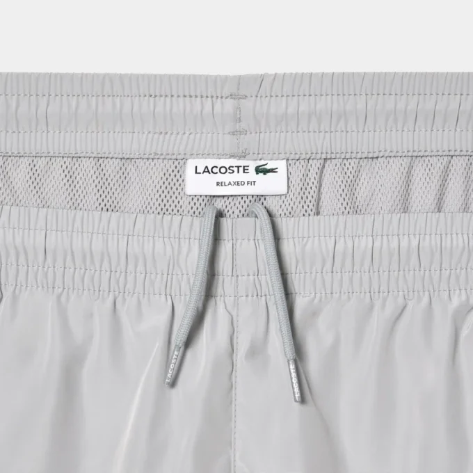 Heren short met relaxte pasvorm en borduursels