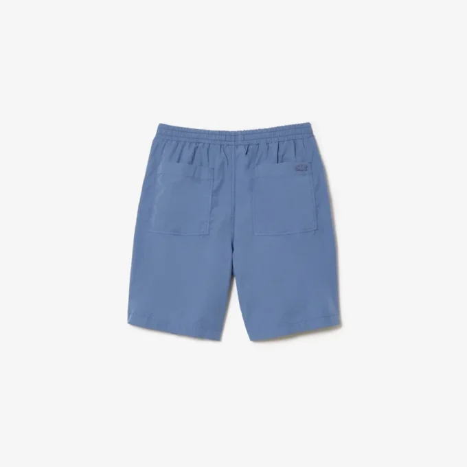 Heren short met relaxte pasvorm en gewassen effect