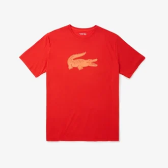 Heren Sport T-shirt met print, lange pasvorm, katoen