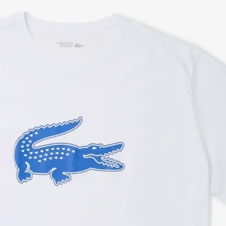 Heren Sport T-shirt met print, lange pasvorm, katoen