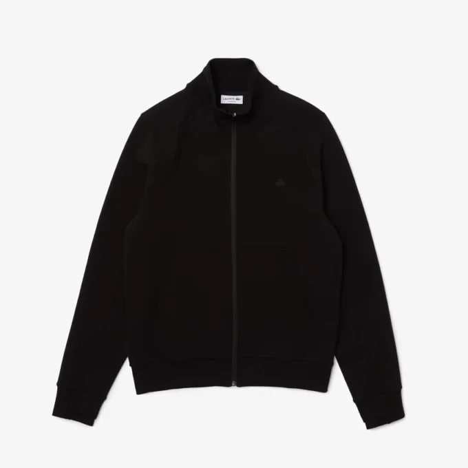 Heren sweatshirt met hoge kraag en ritssluiting