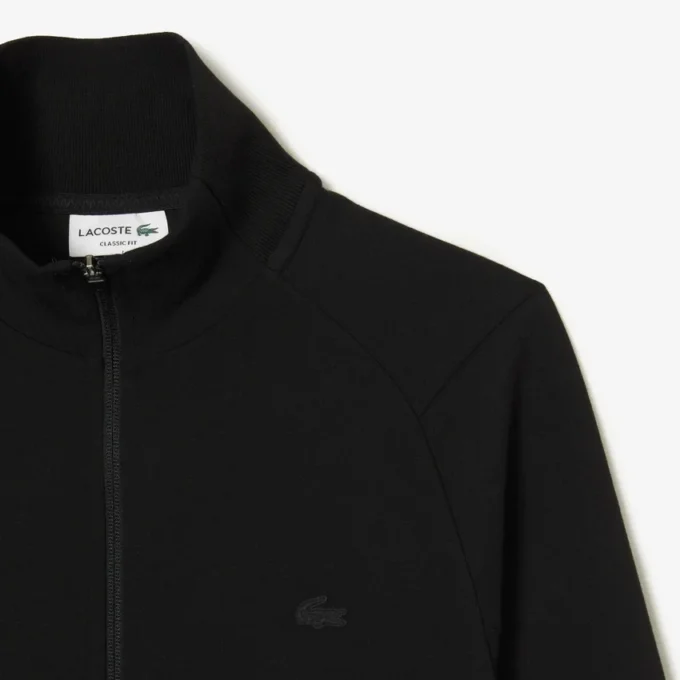Heren sweatshirt met hoge kraag en ritssluiting