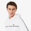 Heren sweatshirt met logo en strepen in klassieke pasvorm