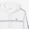 Heren sweatshirt met logo en strepen in klassieke pasvorm