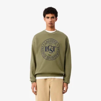 Heren Sweatshirt met losse pasvorm en print