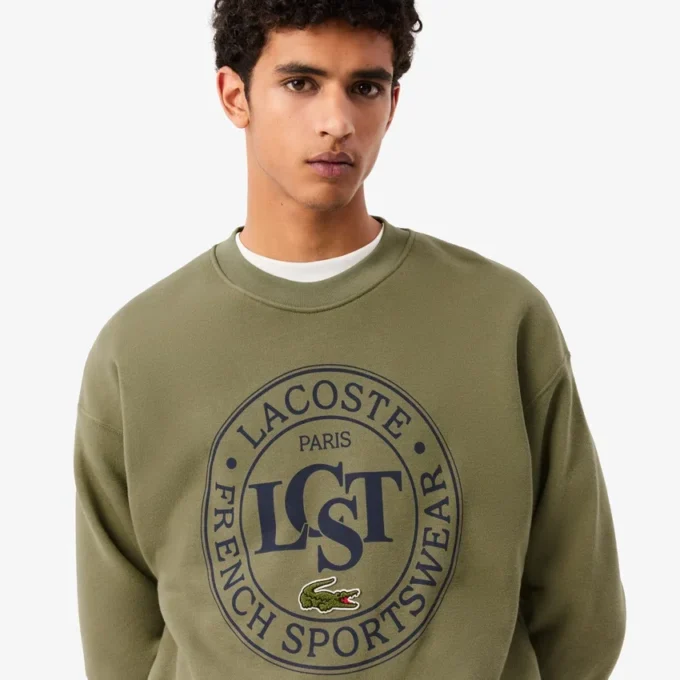 Heren Sweatshirt met losse pasvorm en print