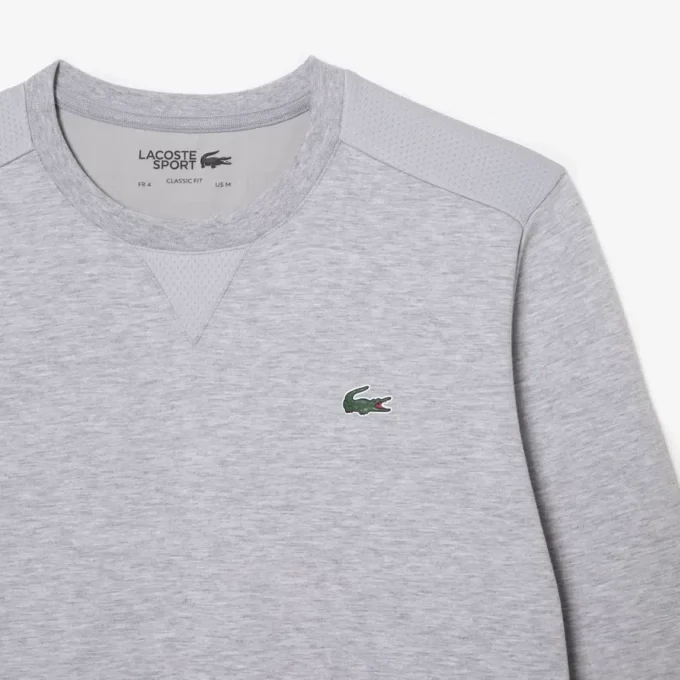 Heren sweatshirt met mesh-panelen