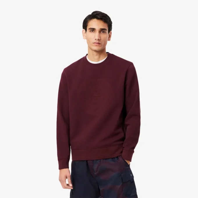 Heren Sweatshirt met reliëflogo