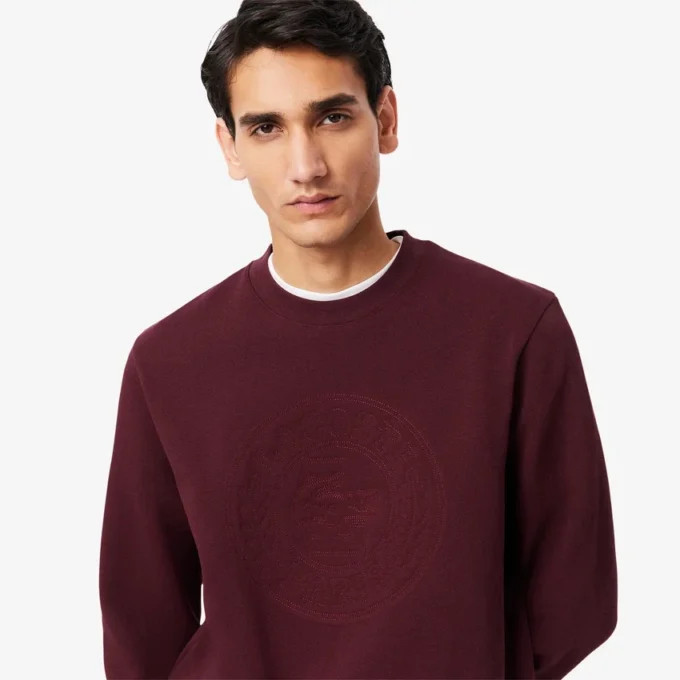 Heren Sweatshirt met reliëflogo