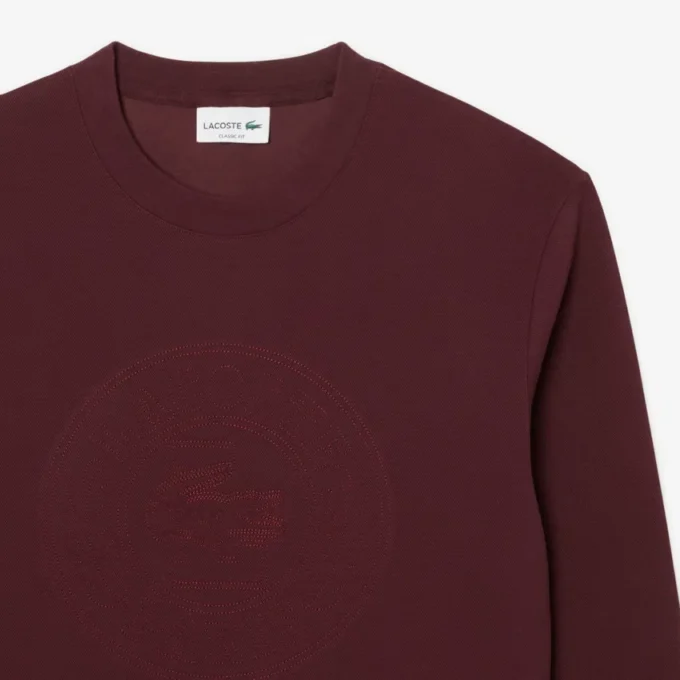 Heren Sweatshirt met reliëflogo