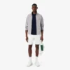 Heren sweatshirt met ritssluiting van dubbelzijdig jersey