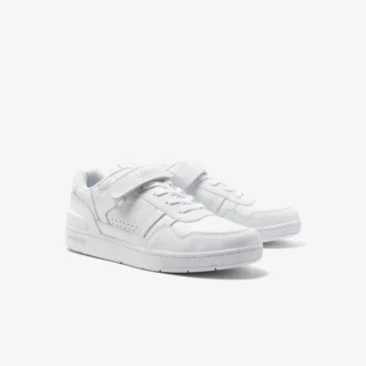 Heren T-Clip klittenband leren Sneakers