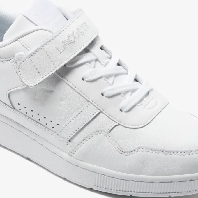 Heren T-Clip klittenband leren Sneakers