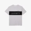 Heren T-shirt met colorblock-print in grote maten