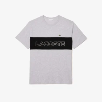 Heren T-shirt met colorblock-print in grote maten