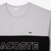 Heren T-shirt met colorblock-print in grote maten