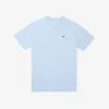 Heren T-shirt met geribde V-hals en lange pasvorm