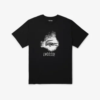 Heren T-shirt met krokodillenprint in grote maten voor sport