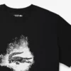 Heren T-shirt met krokodillenprint in grote maten voor sport