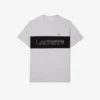 Heren T-shirt met lange pasvorm en kleurblokken