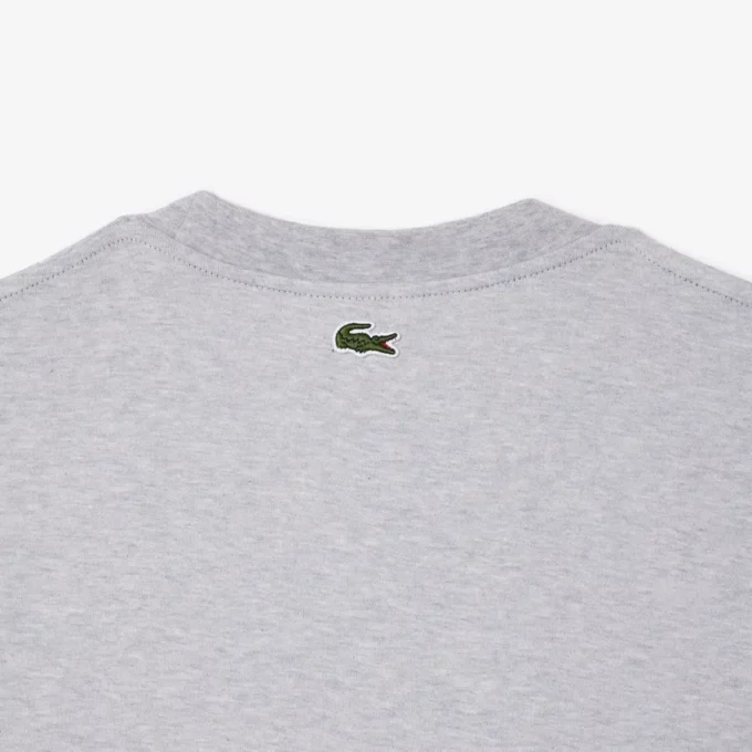 Heren T-shirt met losse pasvorm van zwaar katoen met print