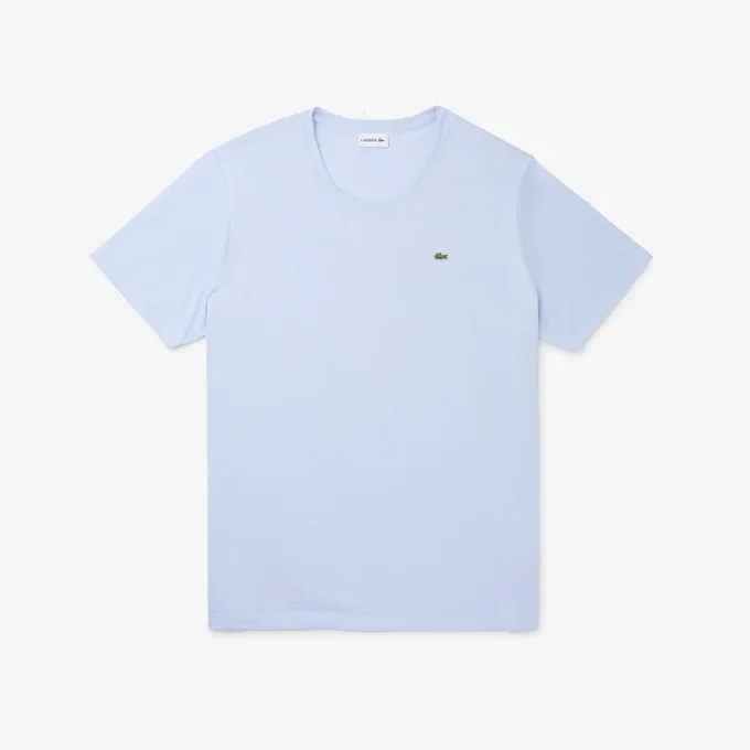 Heren T-shirt met ronde hals en ruime pasvorm van katoen