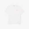 Heren T-shirt met ronde hals en ruime pasvorm van katoen