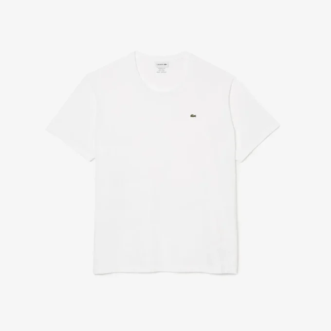Heren T-shirt met ronde hals en ruime pasvorm van katoen
