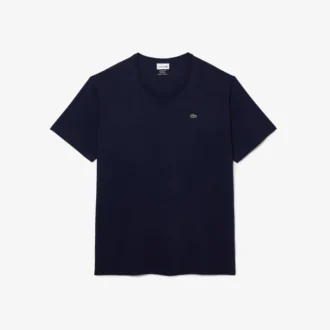 Heren T-shirt met ronde hals en ruime pasvorm van katoen