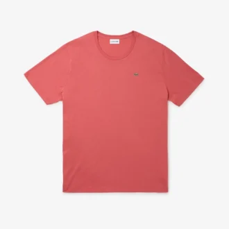 Heren T-shirt met ronde hals en ruime pasvorm van katoen