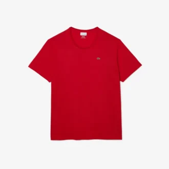 Heren T-shirt met ronde hals en ruime pasvorm van katoen