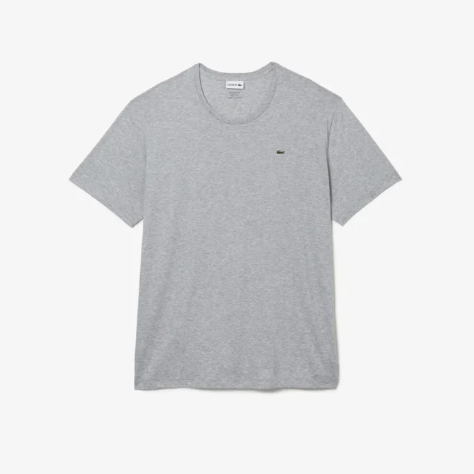 Heren T-shirt met ronde hals en ruime pasvorm van katoen