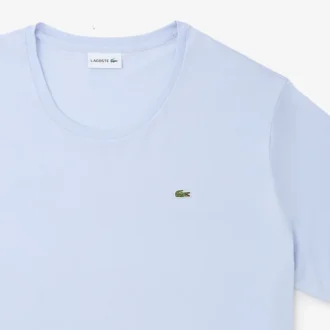 Heren T-shirt met ronde hals en ruime pasvorm van katoen