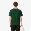 Heren T-shirt met streepjes en ronde hals, gemaakt in Frankrijk