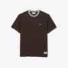 Heren T-shirt met streepjes en ronde hals, gemaakt in Frankrijk