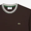 Heren T-shirt met streepjes en ronde hals, gemaakt in Frankrijk